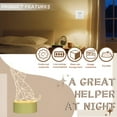 thumbnail image 5 of HIBIBUD Cute Lamp,Precise Pattern Engraving Color Changing Lamp,Gentle Night Illumination Projector Night Light for Kids,Style4, 5 of 7