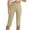 Beige, variant on Dressy Capri Pants for Women Work High Waist Capris Pants with Pocket Casual Office Hiking Golf Lounge Pants Dark Purple, S