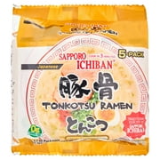 Sapporo Ichiban Tonkotsu Ramen Noodles, 18.5 Oz, 5-Pack