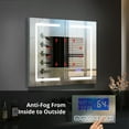 thumbnail image 6 of Lexora Home Bracciano 36" x 36" LED Medicine Cabinet with Defogger, 6 of 6