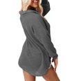 thumbnail image 3 of WEAIXIMIUNG Custom T Shirts Casual Shirt Women foreign Trade Solid Color Long Sleeve Cardigan, 3 of 5