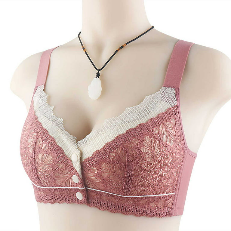 Bigersell Cotton Bras for Women Wirefree Lounge Bras for Women