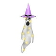 thumbnail image 2 of Comefolife Halloween Ghost Windsocks, Solar Powered Glowing Halloween Outdoor Hanging Windsocks, 61 Inch Spooky Halloween Light Up Ghost Decorations for Door Window Tree Yard Porch Party, A, 2 of 9