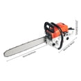 thumbnail image 3 of ChicHomey 52cc 2-Stroke Gasoline Chainsaw,7500rpm, 20" Guide Chain,Auto-Lube, Dual-Switch Safety,for Farm/Garden/Ranch/Firewood, 3 of 9