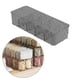 thumbnail image 5 of Caja para guardar calcetines, organizador de cajones, compartimentos para guardar lencería y sujetadores. Gris, 5 of 8