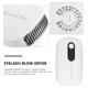 thumbnail image 4 of Salón de belleza USB Ventilador recargable ventilador Secador de ventilador para la extensión de la pestaña, 4 of 6