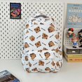 thumbnail image 4 of KGOTA Cute Capybara Backpack Cartoon Laptop Backpack Fashion Knapsack (White), 4 of 10