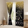 thumbnail image 3 of Homewish Romantic Eiffel Tower Blackout Curtains Set of 2 (52x84 Each), Kawaii Cherry Blossoms Butterfly Window Curtains, Valentines Day Curtains and Drapes, Black Out Curtains Room Decor, 3 of 5