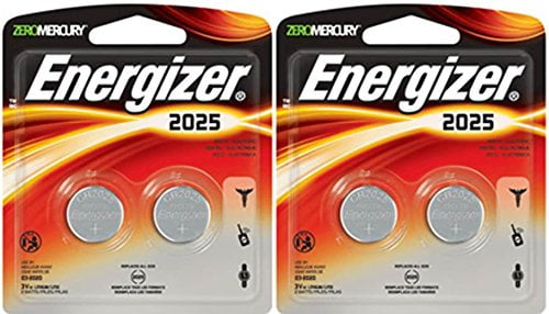 Energizer 2025BP-2 Lithium Button Cell Batteries 2x2 (4 Count)