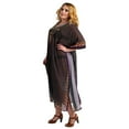thumbnail image 5 of Miss Lavish London Stonework and Hand Embroidered Kaftans Sizes from XL Brown Suiting Teens to Adult Women in Regular to Plus size, 5 of 6