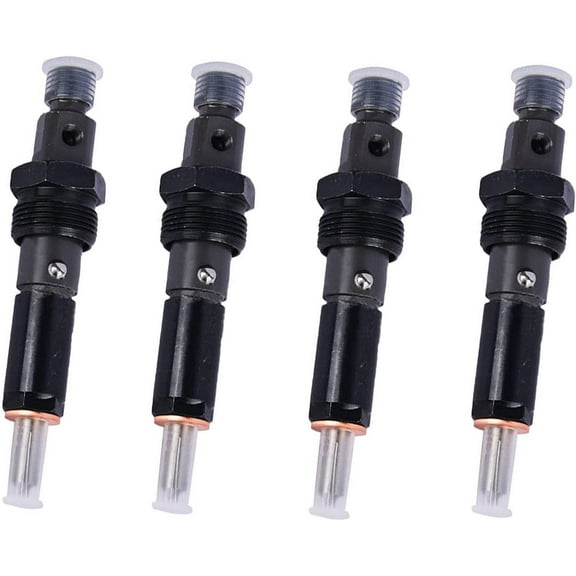 Seapple 4 pcs Fuel Injector LJC6760525 3919331 Compatible with Delphi LUM FKM Case 3.9L Cummins 5.9L Case 850L Ford