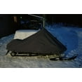 thumbnail image 3 of 200 Denier Storage Snowmobile Cover Compatible for the 2020-2021 Polaris Model 600 Indy XC 137 Snowmachine Sled. All Black., 3 of 5