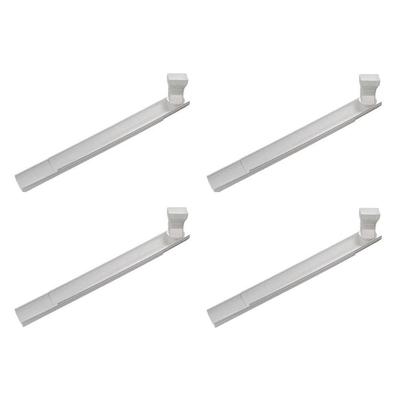 Frost King Tilt N' Drain 5-1/2 in. W x 6 ft. L White Vinyl Downspout Extension