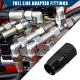 thumbnail image 3 of Adaptadores de línea de combustible hembra AN10 de 2 piezas, conector de línea de combustible de 0 grados para automóvil, aleación de aluminio, 3 of 7
