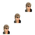thumbnail image 3 of Shengyu Realistic Appearance Mens Wig For Punk Rock Disco Party Suitable For Various Occasions Wig Cover Mixed Gold 3Set, 3 of 6
