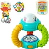 Bright Starts 0-12 Months Toy Value Set, includes Funpad Toy, Sensory Giraffe, Barbell, Remote Toy, Music Player, Music Toy, and Activity Ball
