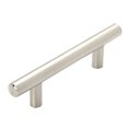 thumbnail image 1 of 5" Stainless Steel T Bar Cabinet Pulls: 3 Inch Hole Center (76mm) | Modern Euro Style Brushed Satin Nickel Finish Kitchen Cabinet Hardware/Drawer Handles, 1 of 9