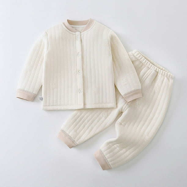 Cowsor Toddler Baby Fall Outfit Linen Long Sleeve Button Down PocketShirt Tops Striped Pants 2Pcs Clothes Set