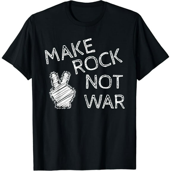 Make Rock Not War Music Lovers for Peace and Unity Together T-Shirt