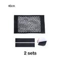 thumbnail image 4 of relayinert 2Ensemble Filet de Rangement pour Voiture avec Bordure Traitée pour Durabilité Sac de Rangement Extérieur en Maille Haute Élasticité 40cm, 4 of 6