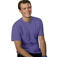 thumbnail image 1 of Hanes T-shirt à Manches Courtes pour Hommes 5,2 oz, Poids Lourd, TG, Violet, 1 of 3