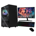 thumbnail image 1 of Xtreme PC Gaming AMD Radeon Vega 7 Ryzen 7 5700G 16GB SSD 500GB Monitor Curvo 27 WIFI Black, 1 of 6