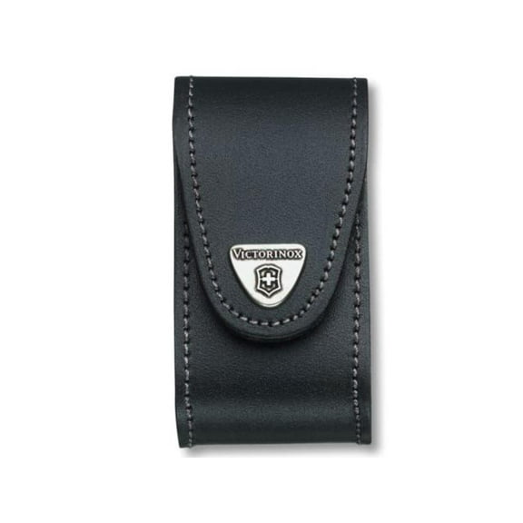 Victorinox - Black Leather Belt Pouch (5-8 Layer)