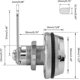 thumbnail image 3 of Click image to open expanded viewVIDEO2 Pack Combination Cam Lock Password Coded Lock 3-Digit Security Cabinet Cam Lock 3/4 Inch Cylinder Chrome Finis, 3 of 4