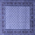thumbnail image 1 of Ahgly Company Indoor Square Persian Blue Traditional Area Rugs, 3' Square, 1 of 4