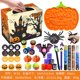 thumbnail image 2 of Disfraces de Halloween 2024 Juego de juguetes de Halloween Libro para niños Regla Lápiz Pegatina de calabaza Papelería de bricolaje Caja ciega, 2 of 5