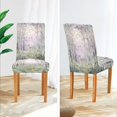 thumbnail image 3 of Yayeee 4 Pack Dining Chair Covers Stretch Parson Chairs Slipcovers Seat Protector, Purple Deer, 3 of 6