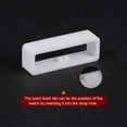 thumbnail image 4 of Uxcell 6pack Watch Strap Loop Fastener Rings 26mm Rubber Watch Holder Keeper White, 4 of 6
