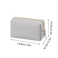 thumbnail image 3 of Fiudx Bolsa de Cosméticos, Elegante Bolsa de Viaje Octogonal, Bolsa de Almacenamiento de Cuero Resistente, Diseño de Gran Apertura, Esencial para El Día a Día de Las Mujeres, Perfecta para Viajes, Us, 3 of 3