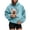 Sky Blue, variant on Women's Oversized Fuzzy Pet Carrier Hoodie, Soft Sherpa Dog Cat Pocket Hooded Sweatshirt for Pet Owners Daily Autumn Winter Loungewear Outfits(Black/XXXL)