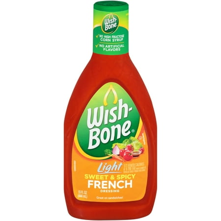 (3 Pack) Wish-Bone Light Sweet & Spicy French Dressing 15 FL Oz