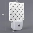 thumbnail image 2 of Honeii Black Rabbit Print LED Night Light with Light Sensor, Night Lights Plug Into Wall,Ideal for Bedrooms and Hallways-EU, 2 of 7