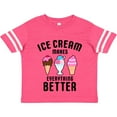thumbnail image 3 of Inktastic Ice Cream Makes Everything Better Boys or Girls Toddler T-Shirt, 3 of 5