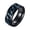 Black Blue, variant on Unisex 8mm Stainless Steel Personality Cool Beer Bottle Opener Silver Chain Rotatable Fidget Ring Biker Anxiety Wedding Band Silver Size 7