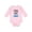 AD-Pink, variant on Crawl Walk Swim Wave Design Boys or Girls Long Sleeve Baby Bodysuit