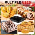 thumbnail image 6 of 2 Pack Detroit Style Pizza Pan 10 x 14 x 2.2 Inch with Handle Hard Rectangular Deep Pizzas Pans Non Stick Sicilian Style Pizza Pan Dish Pre Seasoned Bakeware Kitchenware, 6 of 6