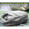 thumbnail image 2 of Organizador impermeable Packing Cubes SUITEDNOMAD de 5 piezas, color gris, 2 of 5