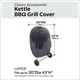 thumbnail image 5 of Classic Accessories Water-Resistant 30 Inch Kettle BBQ Grill Cover, 5 of 9