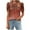 Brown Blouses, variant on Jsaierl Tops for Women Short Sleeve Casual Vacation Shirts Crewneck Classic Tunic Blouses Trendy Print T-shirts Top S-2XL