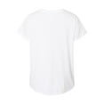 thumbnail image 2 of LAT B05038013 Women Curvy Collection Fine Jersey V-Neck T-Shirt, Blended White - Size 2 - 18 to 20, 2 of 2