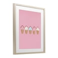 thumbnail image 2 of Stupell Industries Contemporary Pink Ice Cream Candy Birch Framed Print Under Glass, 13 x 16, by LISH Creative, 2 of 8