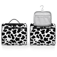 thumbnail image 4 of Herdesigns Cow Print Western Toiletry Bag for Women, Travel Makeup Bag, Waterproof Hanging Cosmetic Organizer for Toiletries & Makeup Essentials, 4 of 7