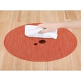 thumbnail image 3 of Unique Bargains Set of 6 Oval Placemats for Dining Table Decor Table Placemats Orange, 3 of 7