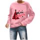 thumbnail image 2 of ICHUANYI Clearance Women Casual Full Sleeve Round Neck Tops Loose Blouse Solid Color Christmas Tree Print Sweatshirt ICHUANYI "ICHUANYI", 2 of 5