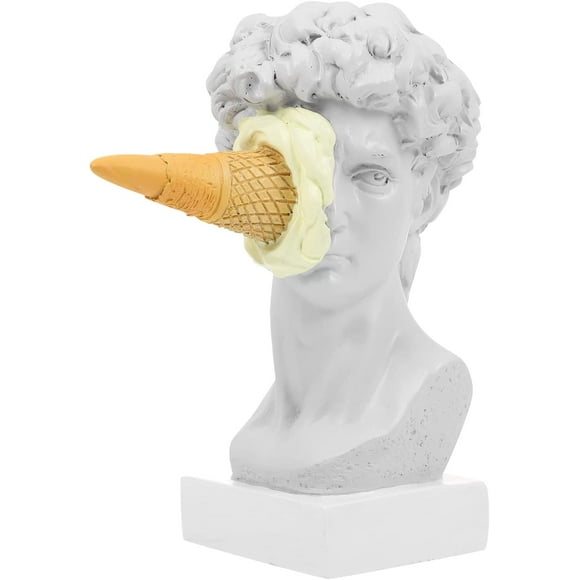 Creative Ice Cream Crushing David Sculpture Decoration Home Decoration Statue