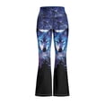 thumbnail image 4 of DISNIMO Galaxy Wolf Yoga Pants Kids Girls Flare Leggings Size 11-12 Boys Yoga Pants for Kids Boys Bell Bottoms for Kids Boy Leggings Flare Girls Bell Bottoms Leggings High Waist Flare Pants, 4 of 7